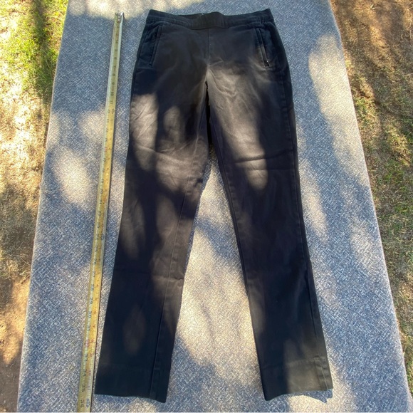 Peter Millar Pull on Jeans Stretch Skinny size xs 0 2 Black Denim - Picture 1 of 14